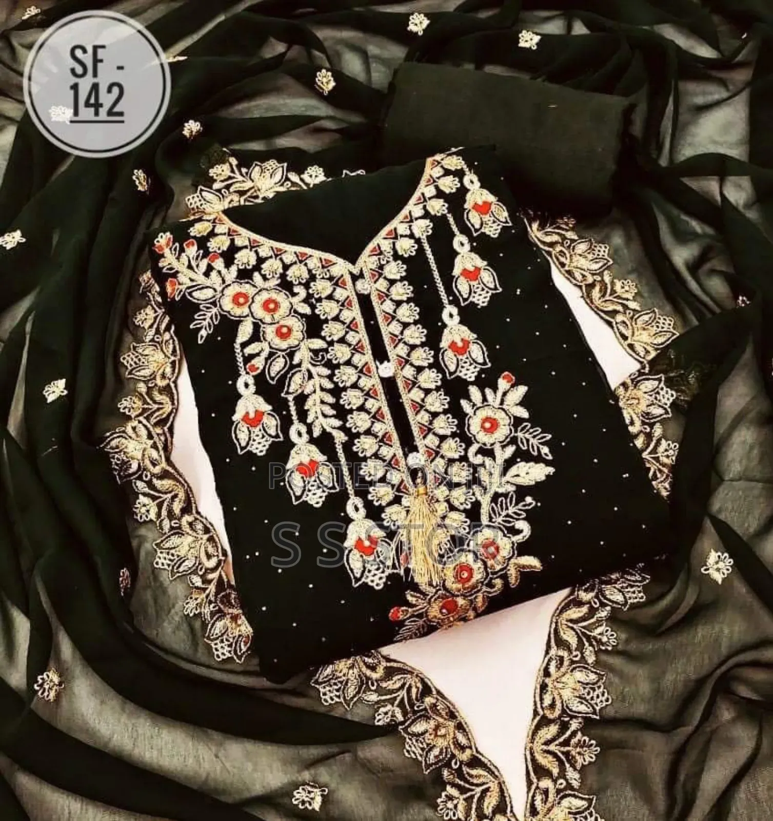 Embroidary Georjet Three Piece আপডেট