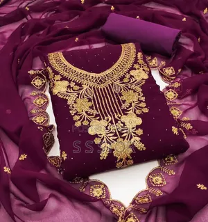 Georgette Embroidery Four Piece New Update Collection