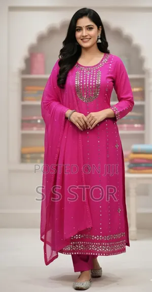 Katchupi Three Piece
কামিজ এসি কটন Free Size