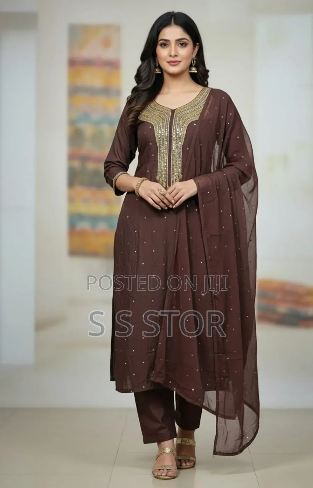 Katchupi Three Piece
কামিজ এসি কটন Free Size