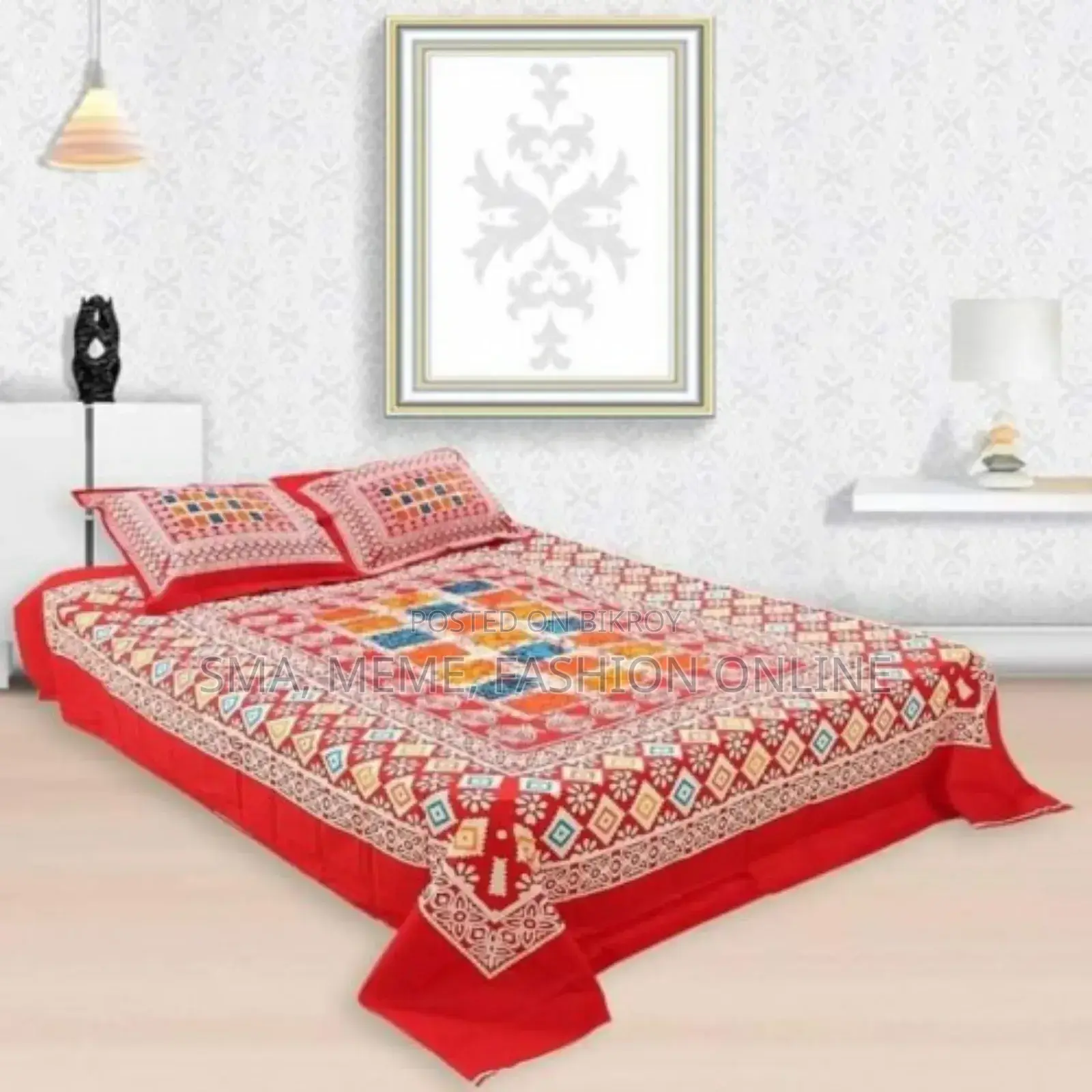 Panel Bedsheet With 2 Pillow Covers