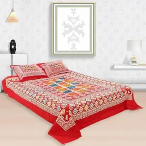 Panel Bedsheet With 2 Pillow Covers