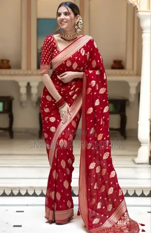 ধুপিয়ান শাড়ি সাথে ব্লাউজ পিস