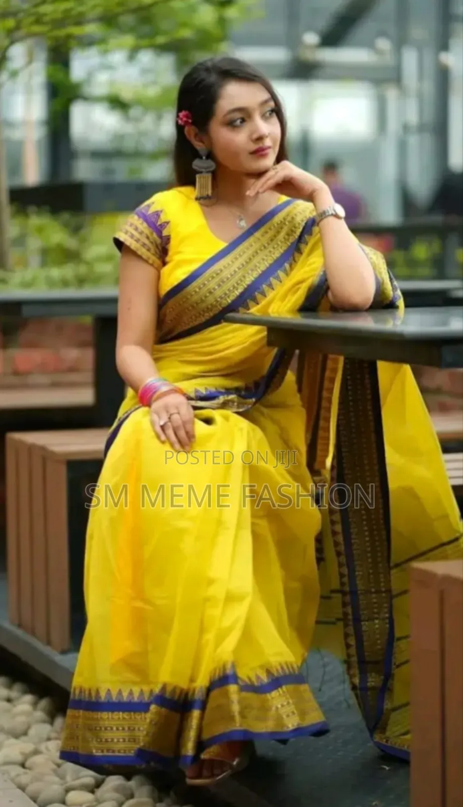 ধুপিয়ান শাড়ি সাথে ব্লাউজ পিস