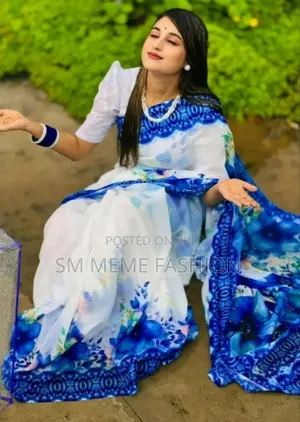 ধুপিয়ান শাড়ি সাথে ব্লাউজ পিস