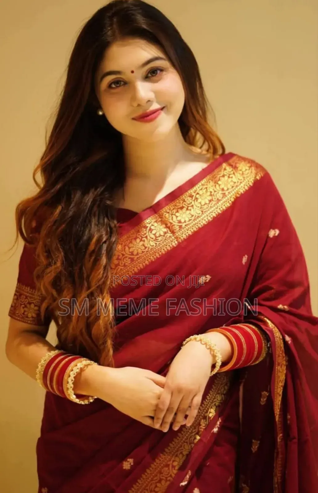 ধুপিয়ান শাড়ি সাথে ব্লাউজ পিস