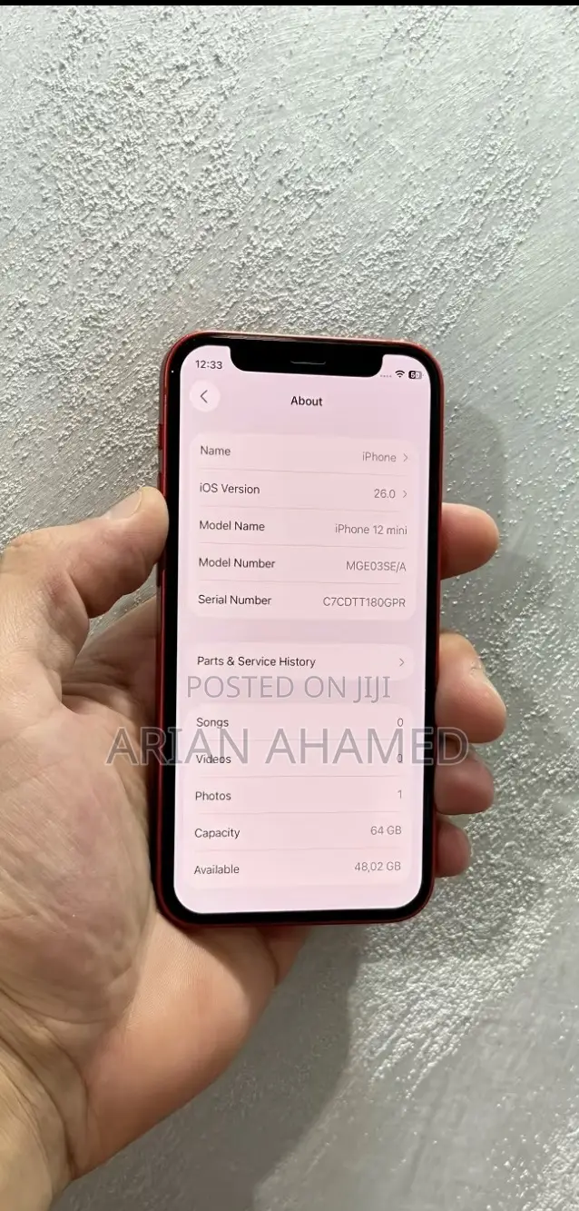 Apple iPhone 12 Mini 128 GB Red