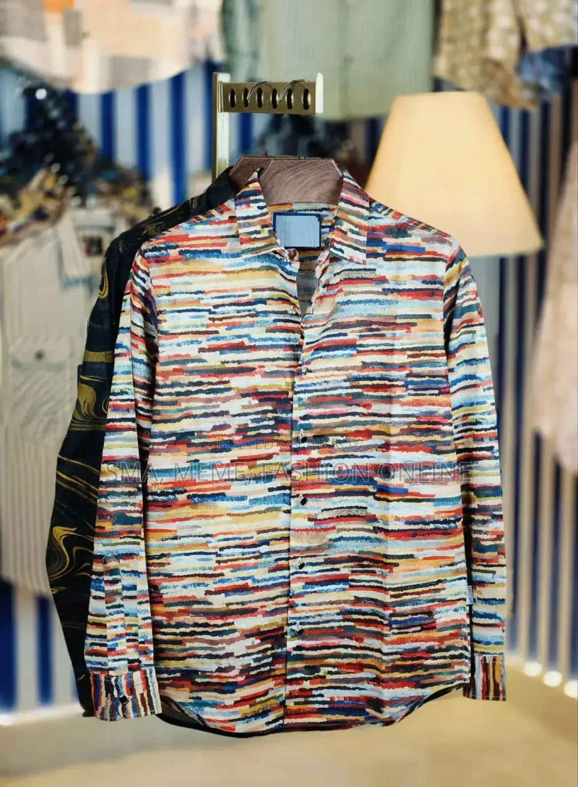 Digital Dubi Cotton Full Sleeve Shirt
