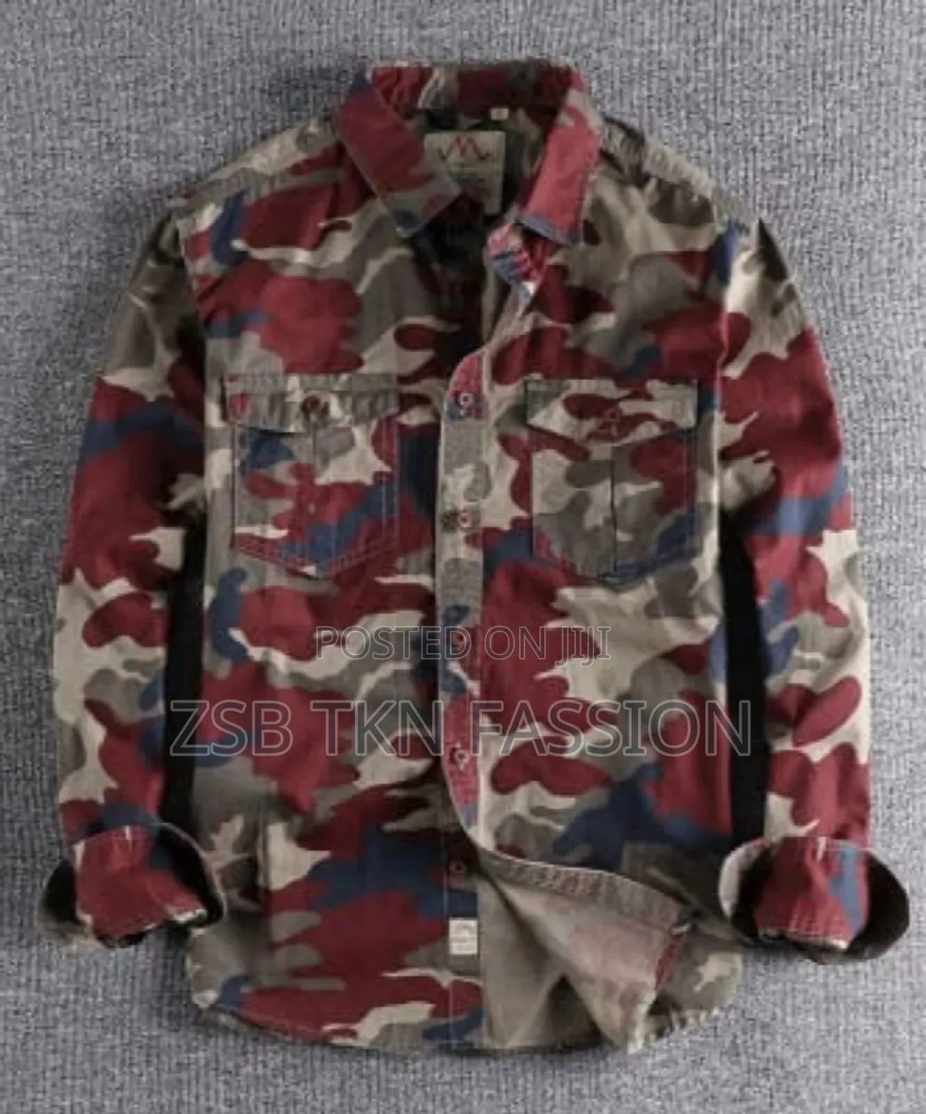 Full Sleeves Double Pocket Kemo Printed Shirt