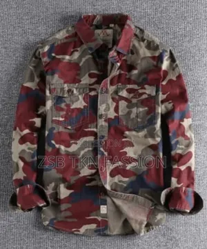 Photo - Full Sleeves Double Pocket Kemo Printed Shirt