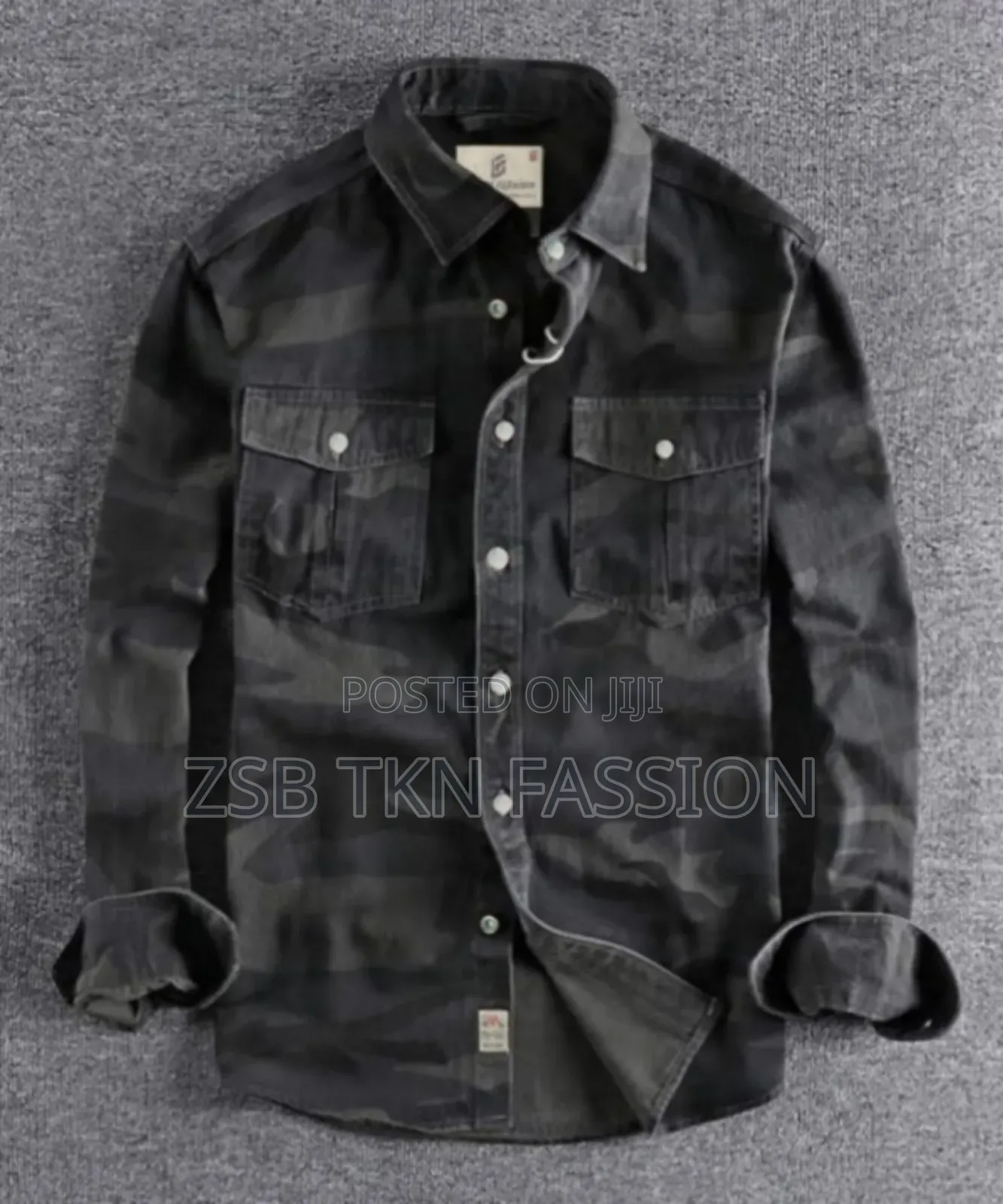 Full Sleeves Double Pocket Kemo Printed Shirt