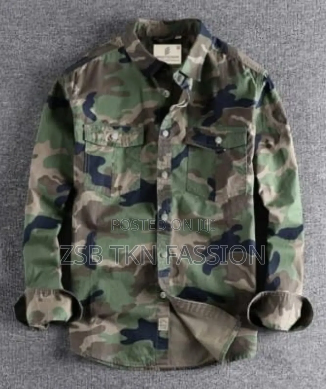 Full Sleeves Double Pocket Kemo Printed Shirt