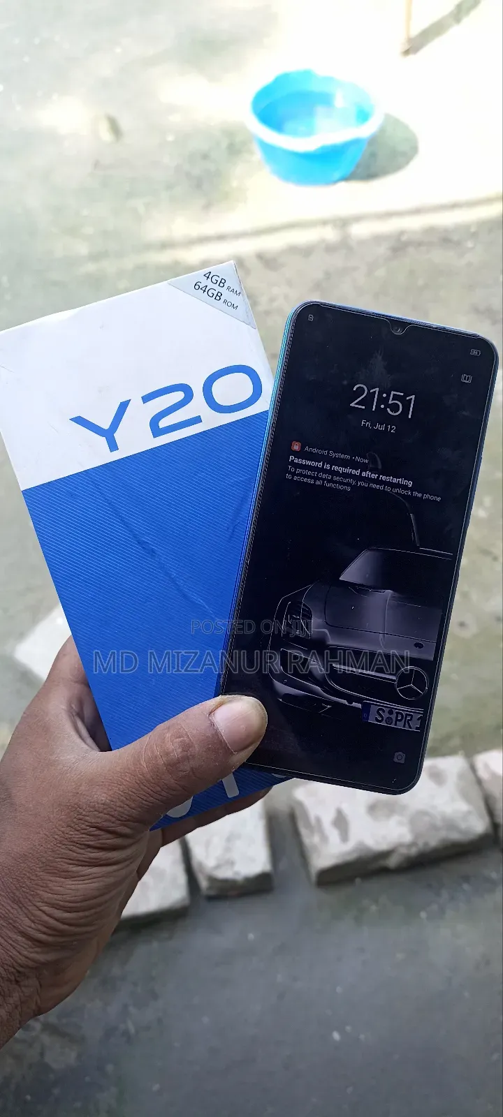 Vivo Y20 64 GB Blue