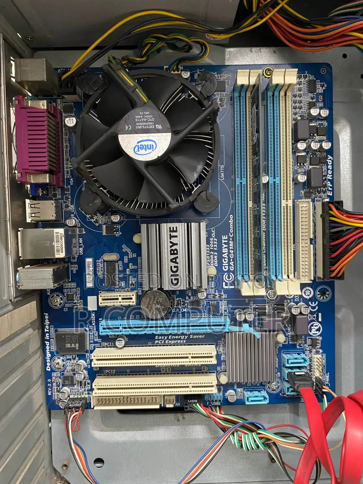 Desktop PC 4GB Intel Dual Core 500GB HDD Gigabyte-G*41