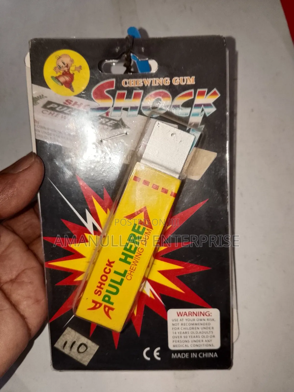 Electric Shocking Pen/Chewing Gums That Delivers Electric Shock.