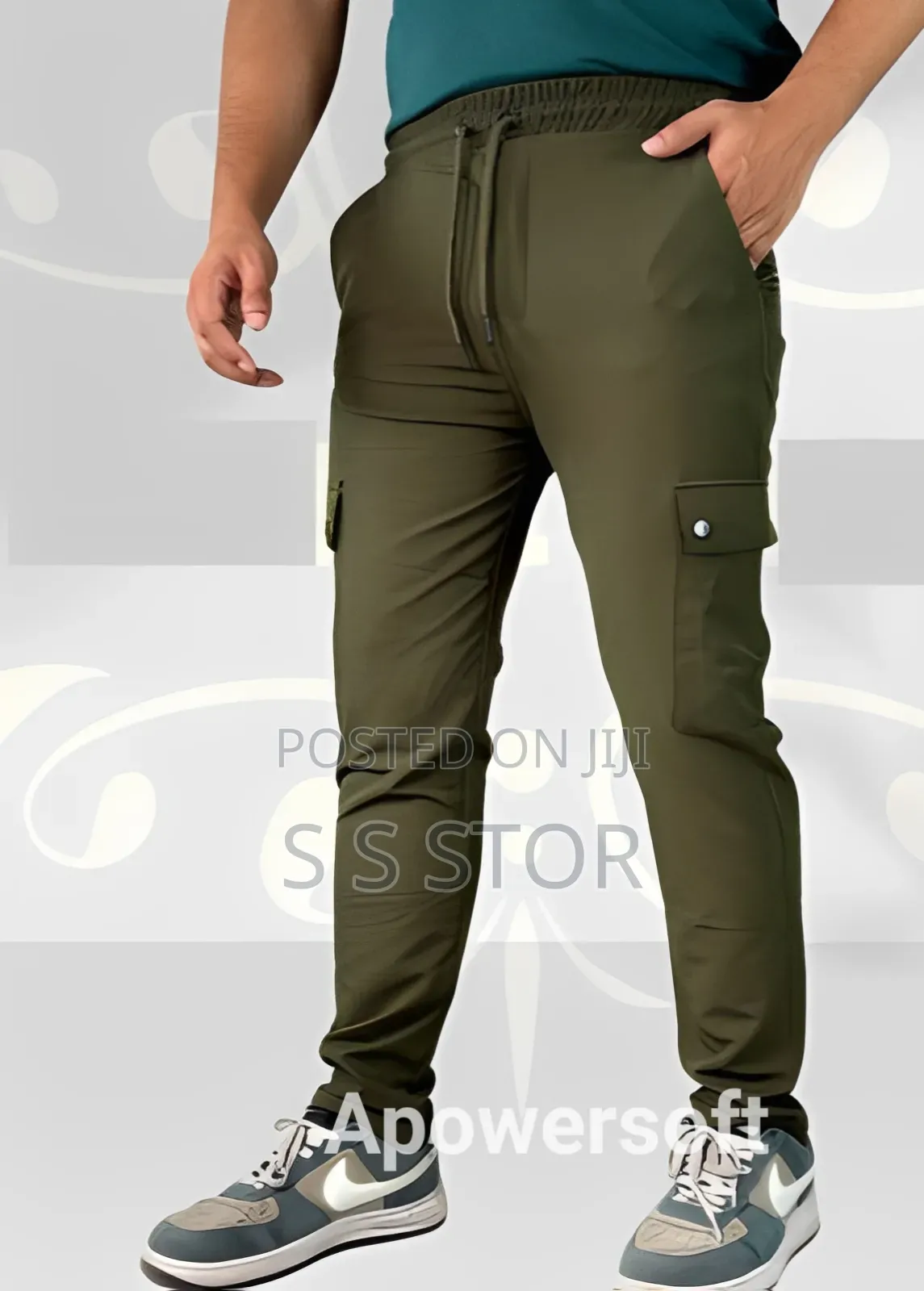 Premium 6 Pocket Cargo Gabardine Pants Trousers High Quality New Upda