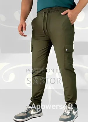 Premium 6 Pocket Cargo Gabardine Pants Trousers High Quality New Upda
