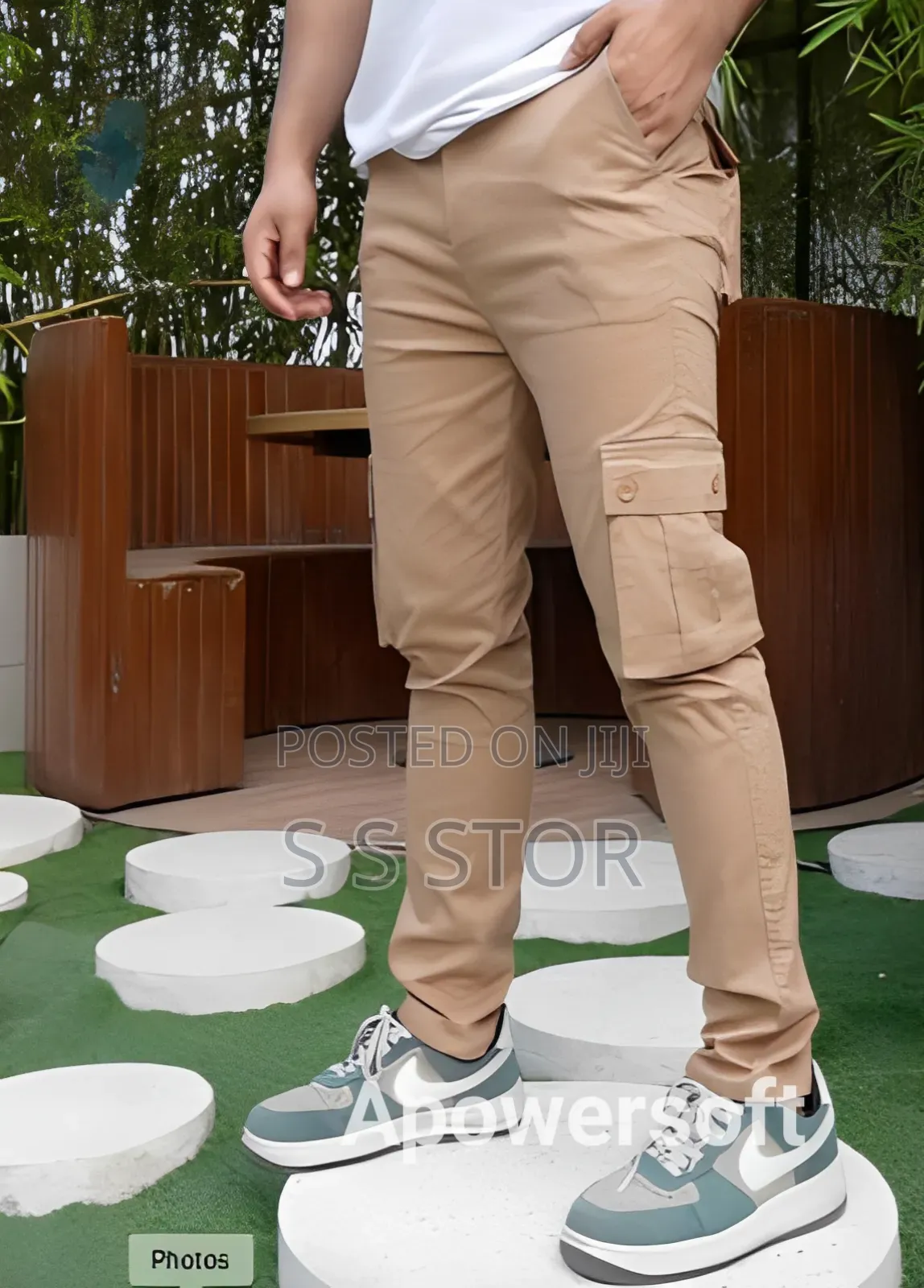 Premium 6 Pocket Cargo Gabardine Pants Trousers High Quality New Upda