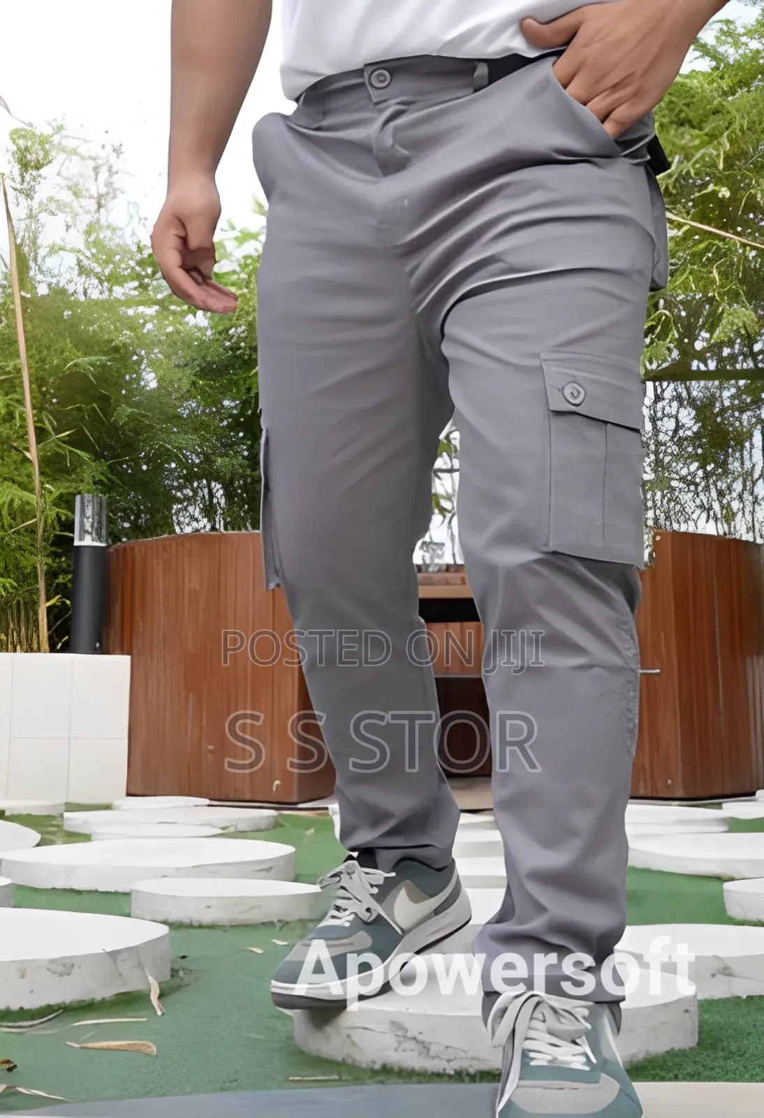 Premium 6 Pocket Cargo Gabardine Pants Trousers High Quality New Upda