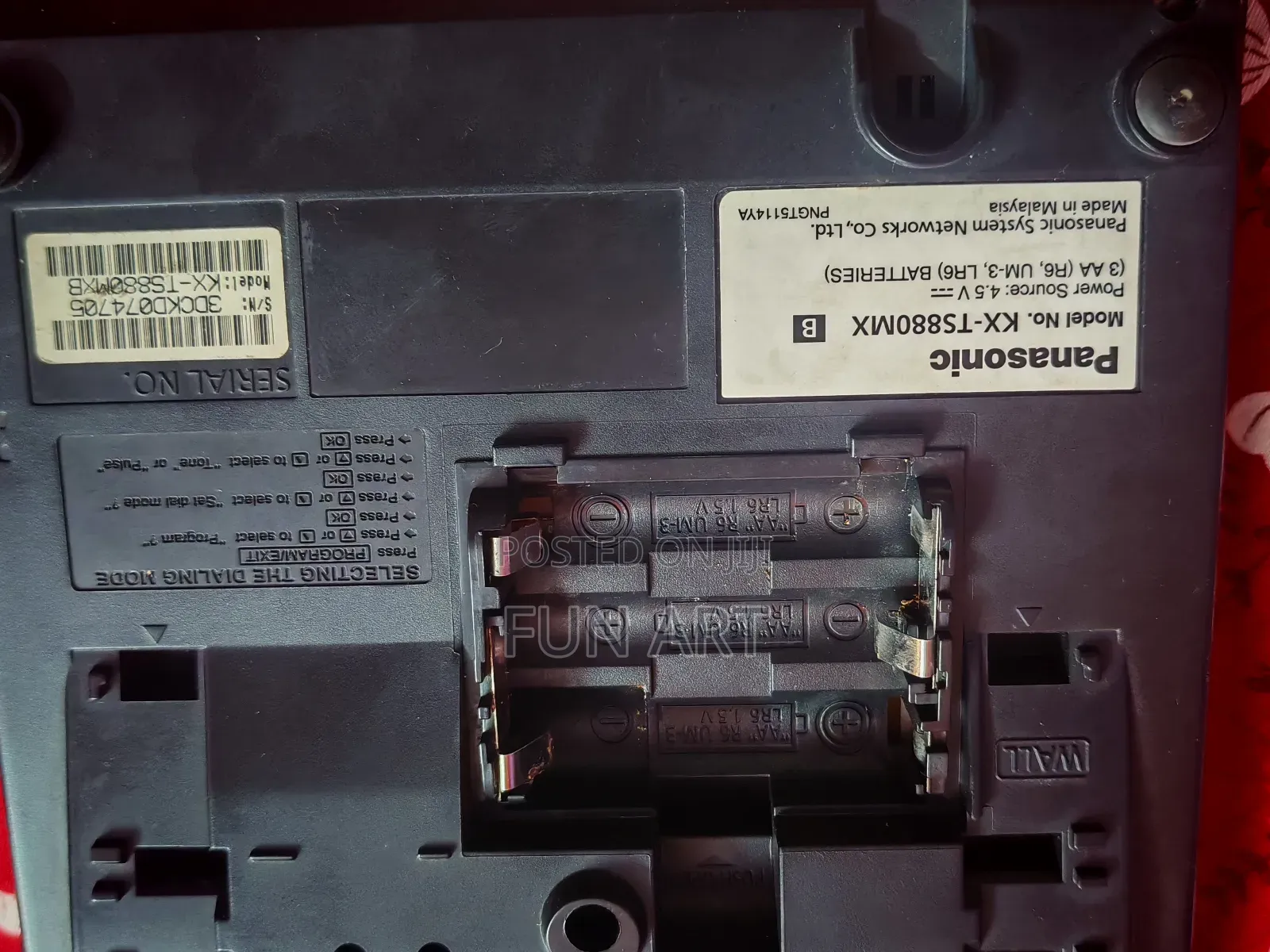 Panasonic Kx-Ts880mx Telephone.