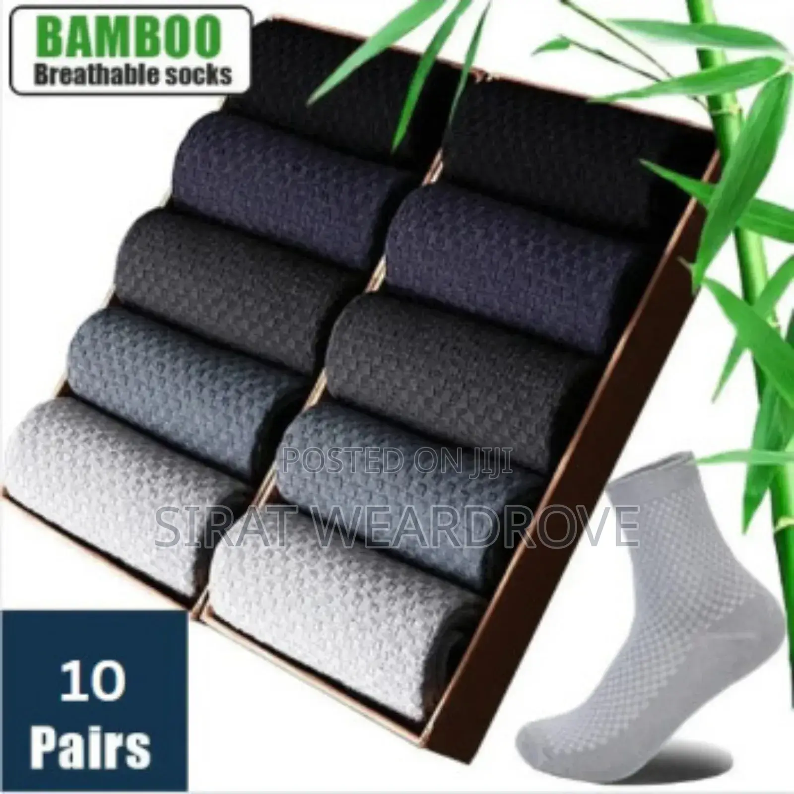 10 Pair Anti Bacterial Socks Lif