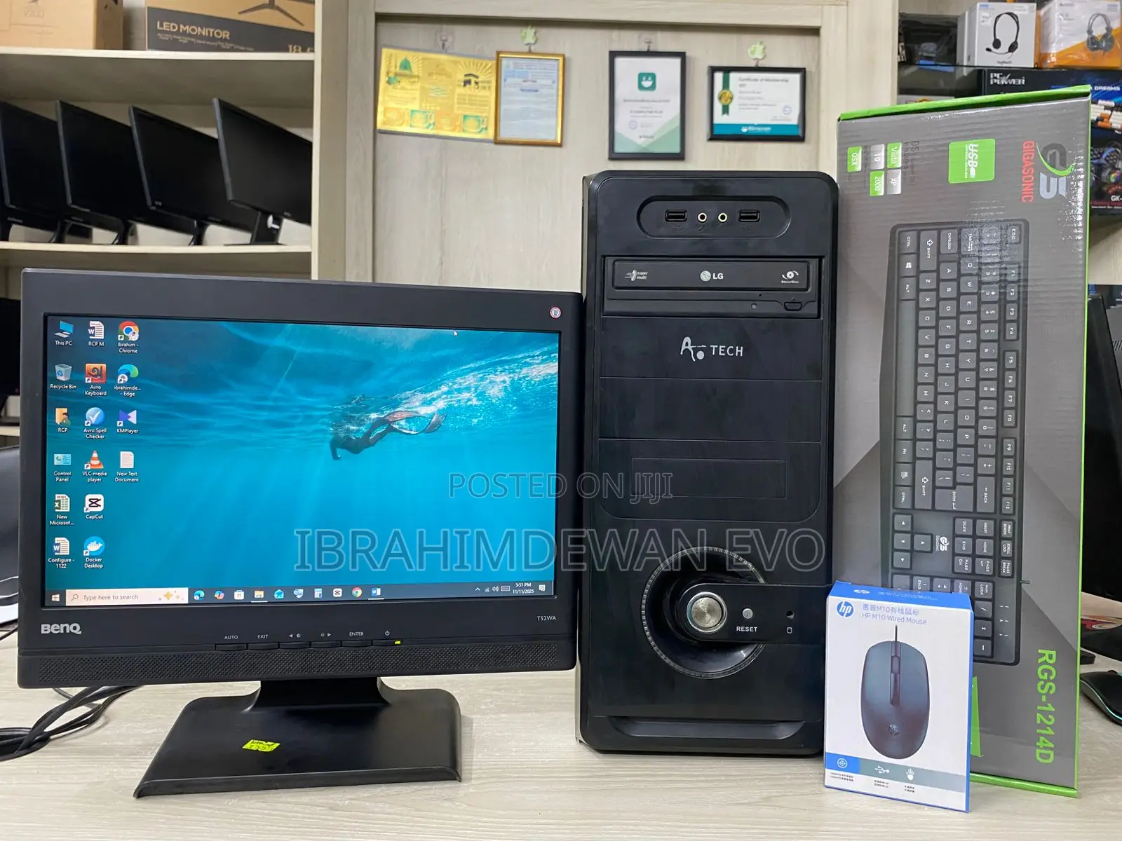 Desktop Computer Gigabyte GB-XM12-3227 4GB Intel Core 2 Duo SSD 500GB