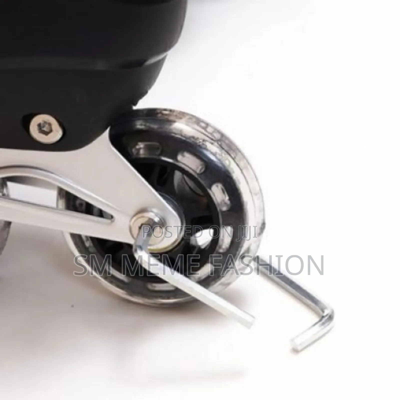 Inline Roller Skates Shoes Black White -1 Pair- Size (34-38) Best