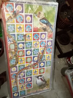 Classic Game Snakes and Ladders, Commonly Known as Ludo in Bangladesh