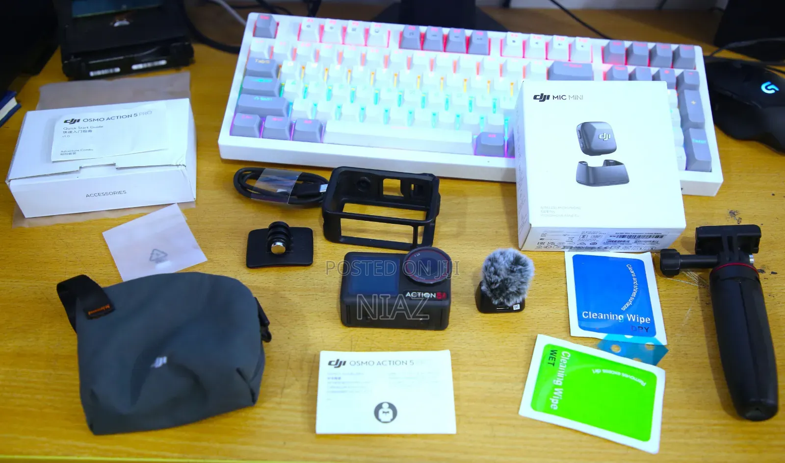 Dji Action 5 Pro Standard + Dji Mic Mini + Ulanzi Mini Tripod