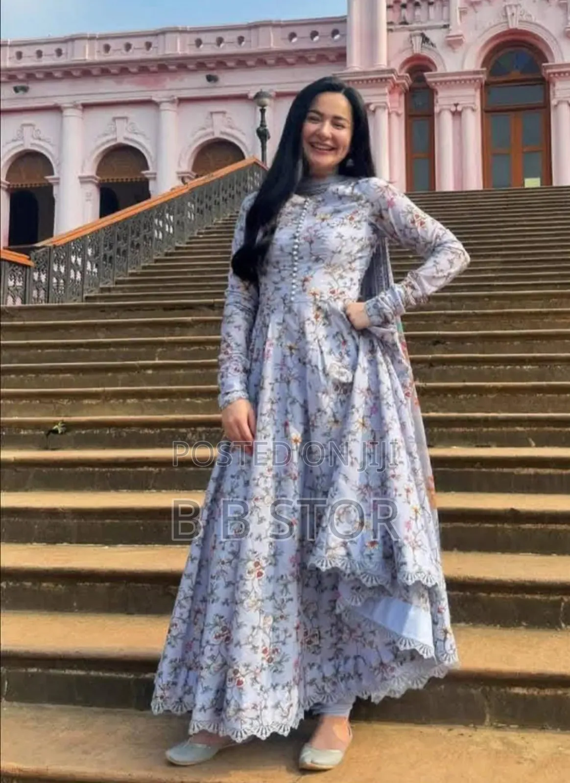 Amir Inspired Digital Print Three Piece ফুল হাতা, চায়না লেইসের কাজসহ