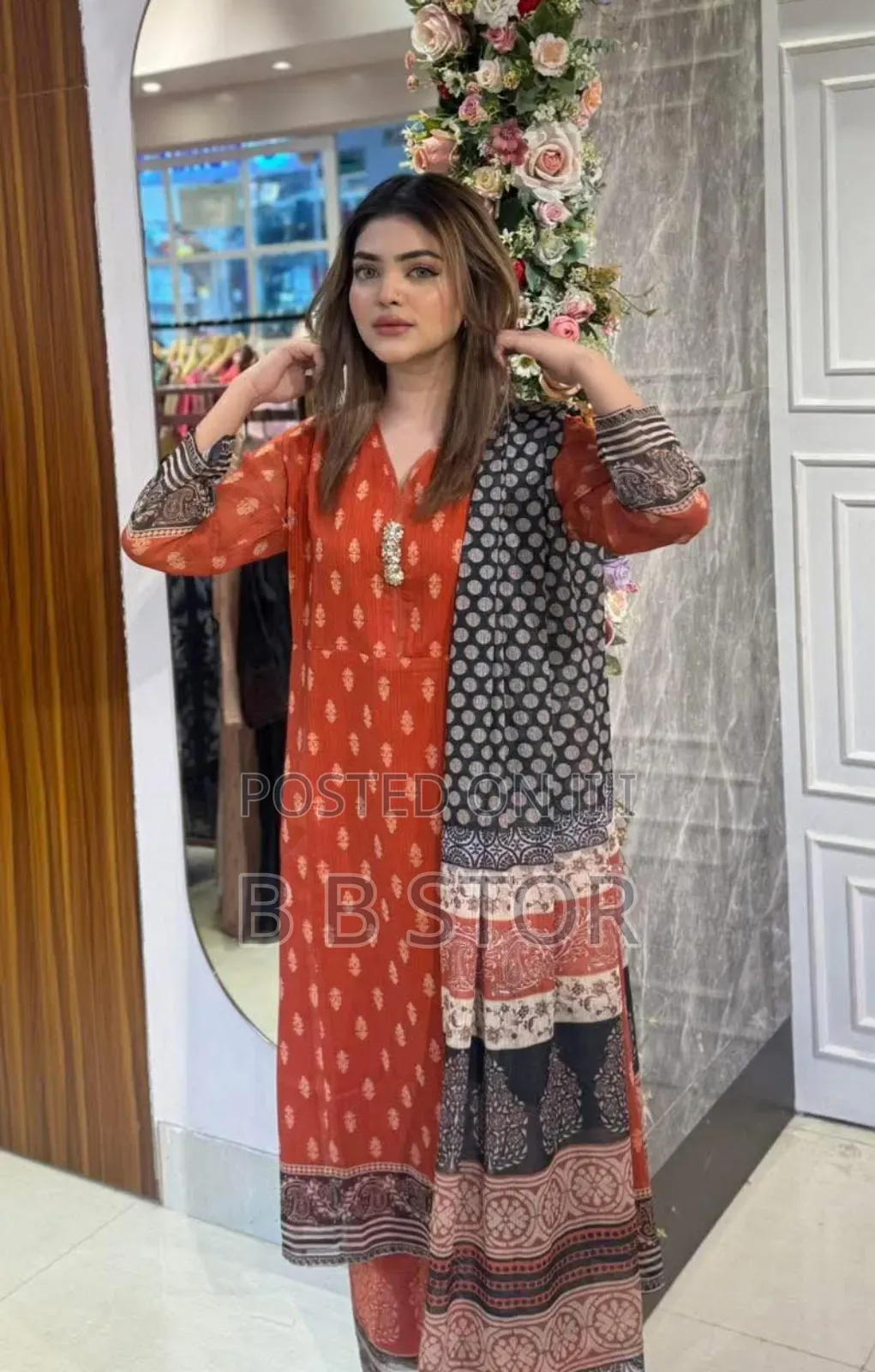 Jorjet Three Piece Digital Print Work New Update