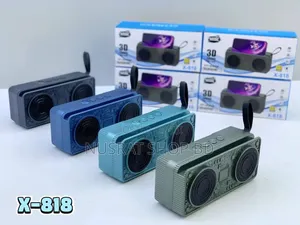Photo - X-818 Portable Wireless Bluetooth Speaker Dual Speakers
Code : 11432