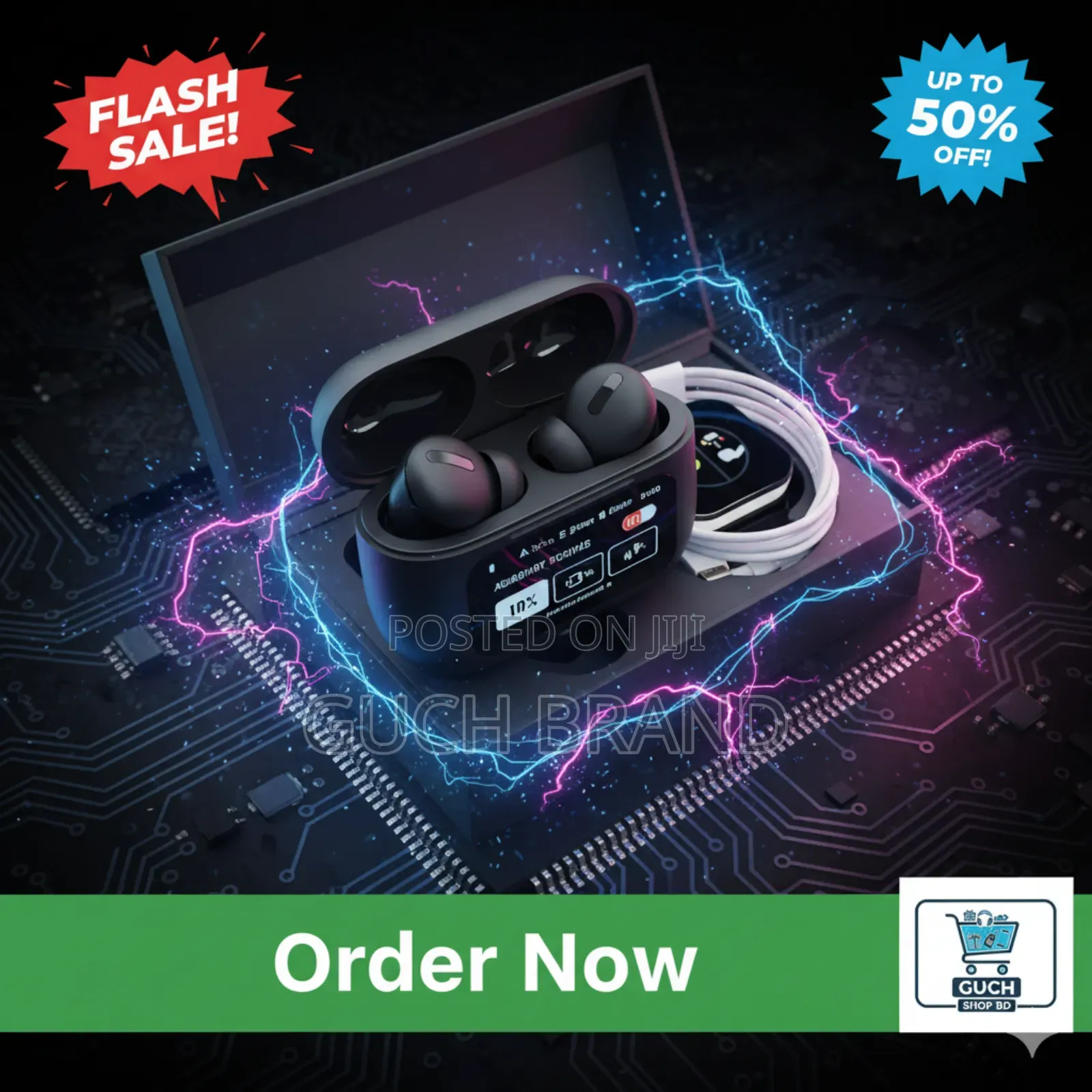 ​ A9 Pro Anc/Enc ইয়ারবাডস: আল্ট্রা নয়েজ রিডাকশন, ক্রিস্টাল