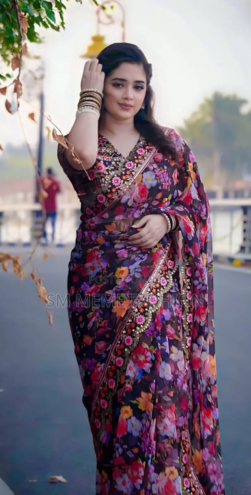 Digital Print Sharee With Blouse Piece
