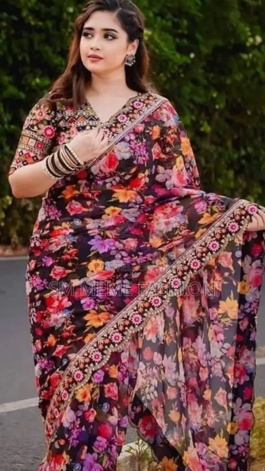 Digital Print Sharee With Blouse Piece