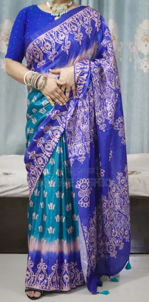 ডিজিটাল প্রিন্ট শাড়ি উইথ ব্লাউজ পিস