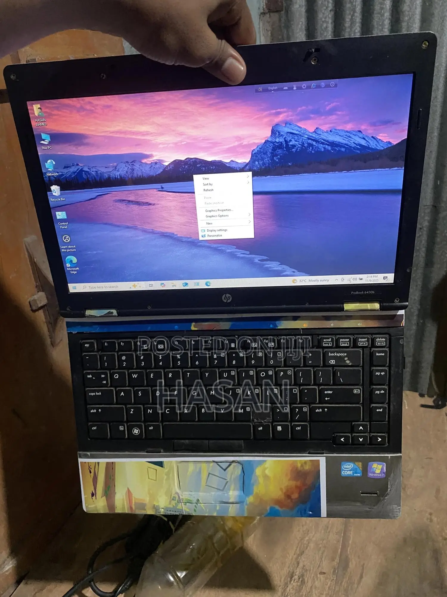 Laptop HP Compaq 6510b 4GB Intel Core I5 HDD 500GB