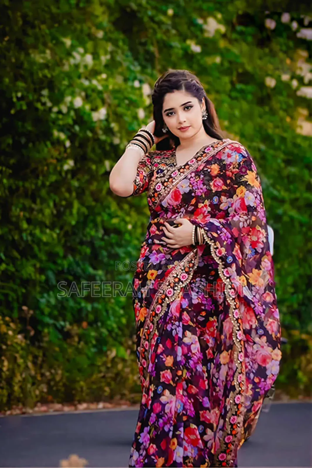 ডিজিটাল প্রিন্টেড শাড়ি R