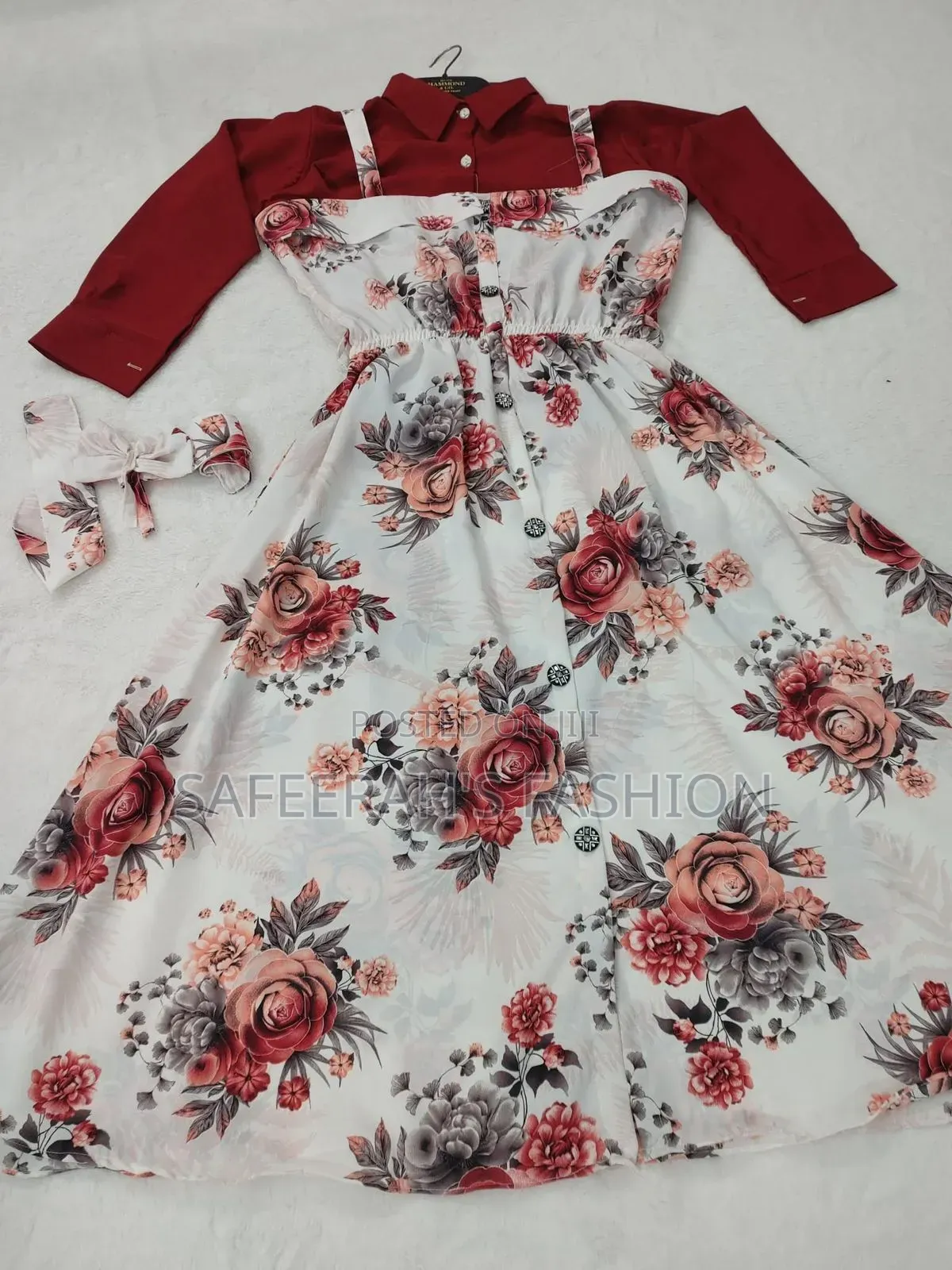 Print Rumper Gown R