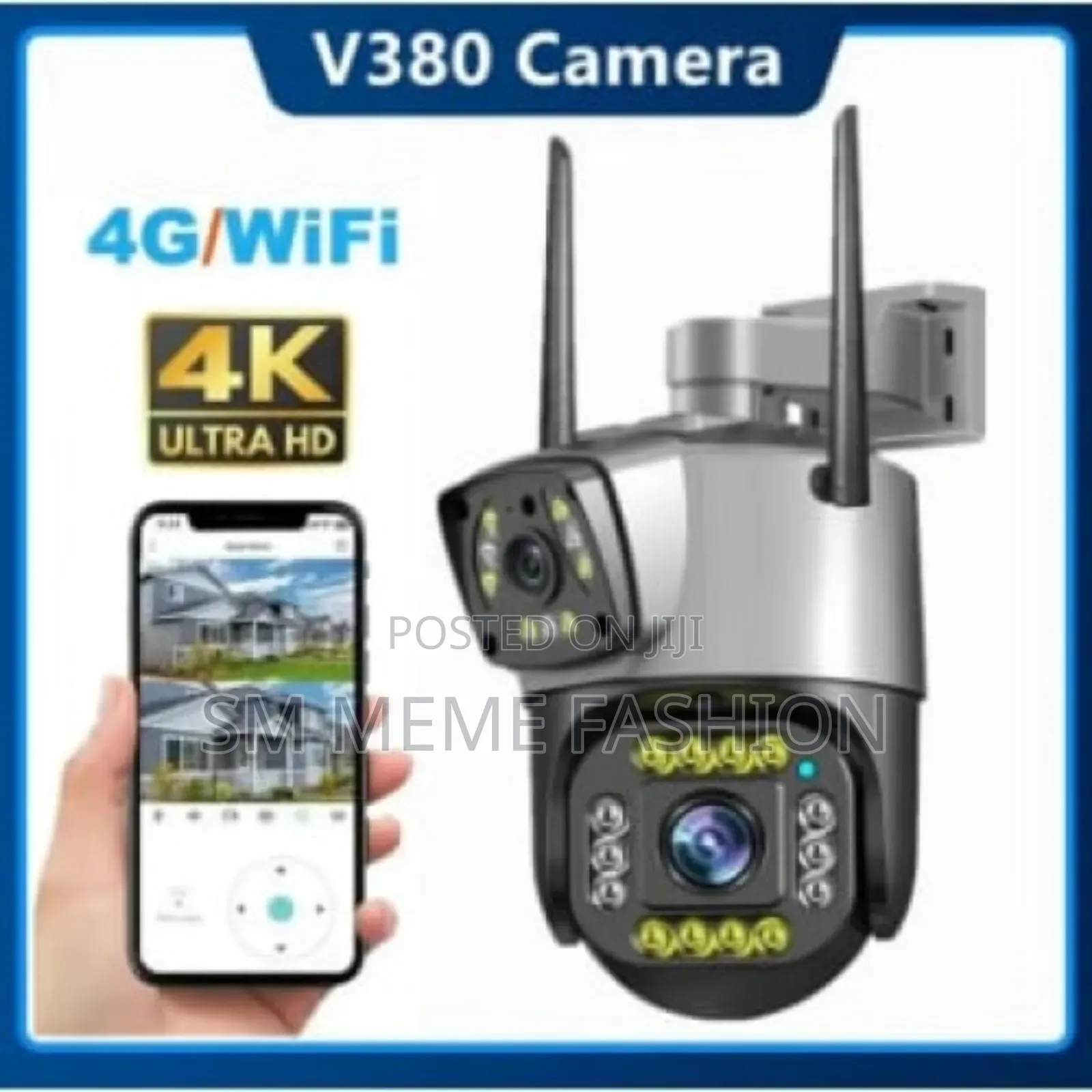 V380 8mp 4g PTZ Wifi Supported Ip Wireless Outdoor Waterproof Dual