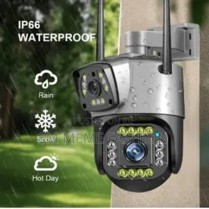 Dual Lens Security Camera V380 Pro Smart Home 4mp Auto Tracking
