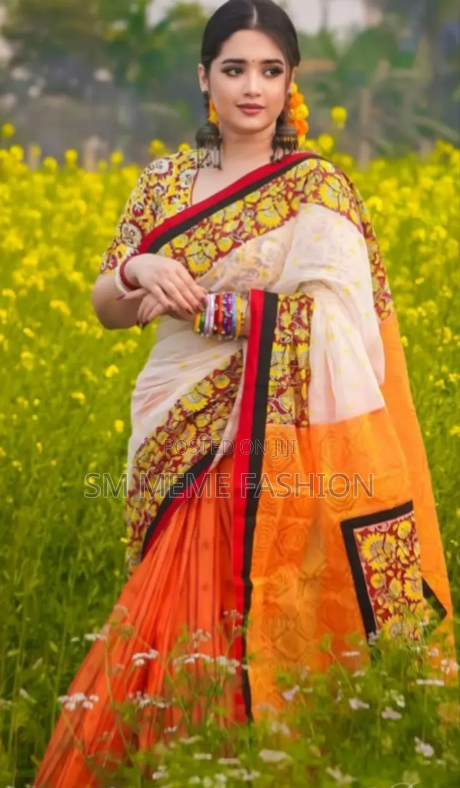 Dhupian Silk Sharee With Blouse Piece