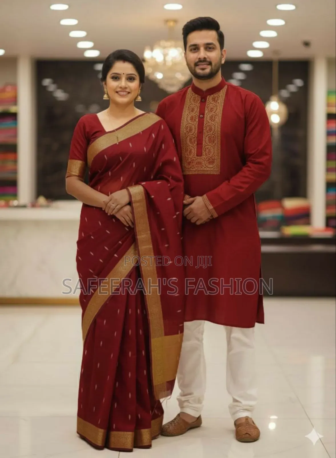 প্রিমিয়াম কোয়ালিটি শাড়ি ও পাঞ্জাবি কাপড় সেট R