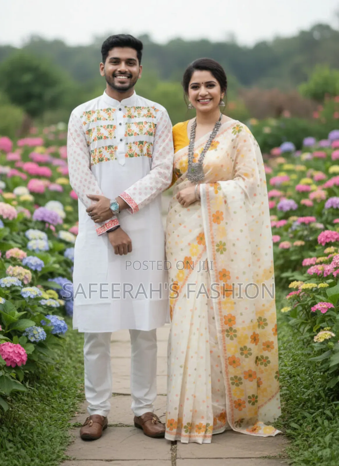 প্রিমিয়াম কোয়ালিটি শাড়ি ও পাঞ্জাবি কাপড় সেট R