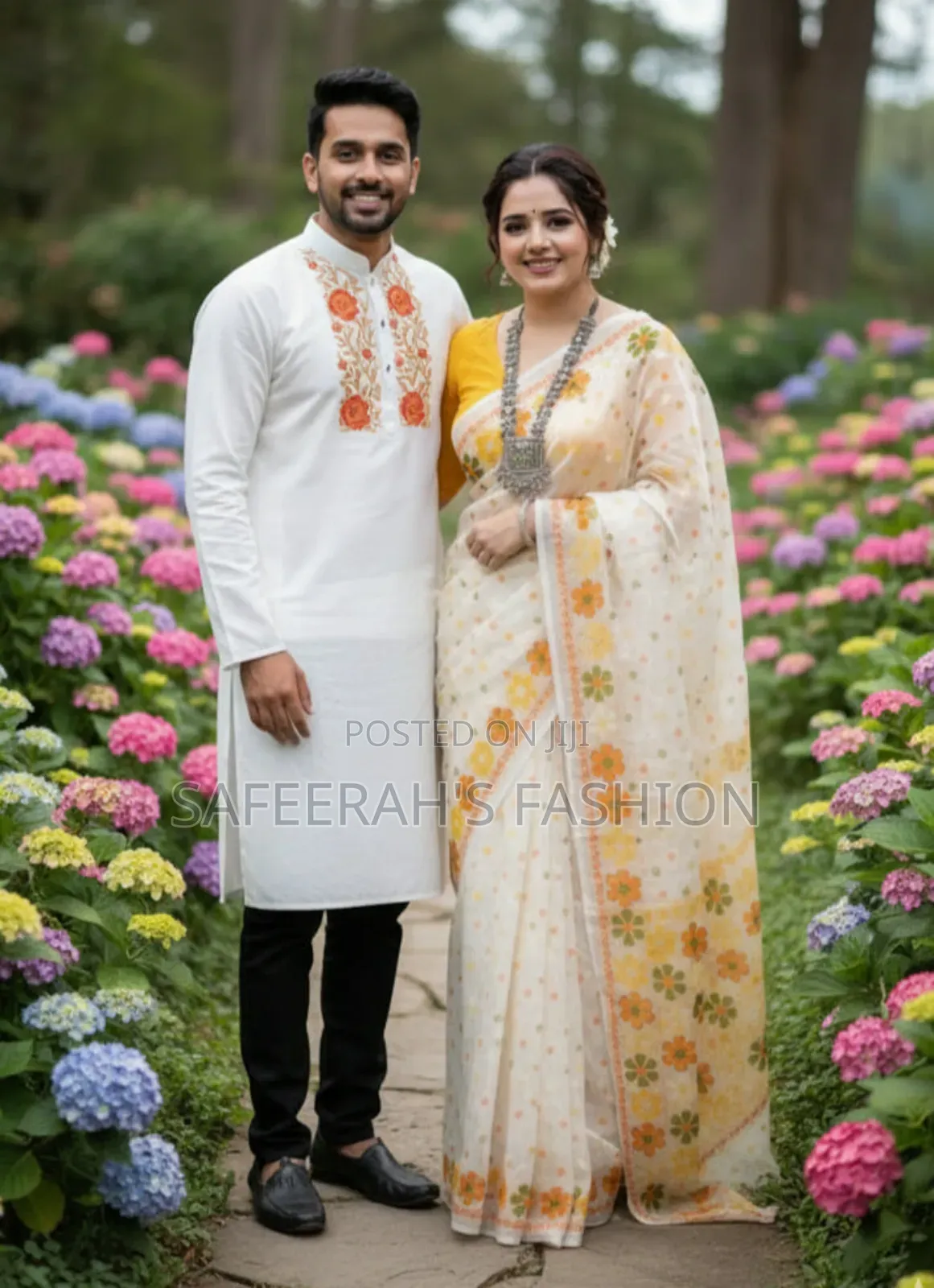 প্রিমিয়াম কোয়ালিটি শাড়ি ও পাঞ্জাবি কাপড় সেট R