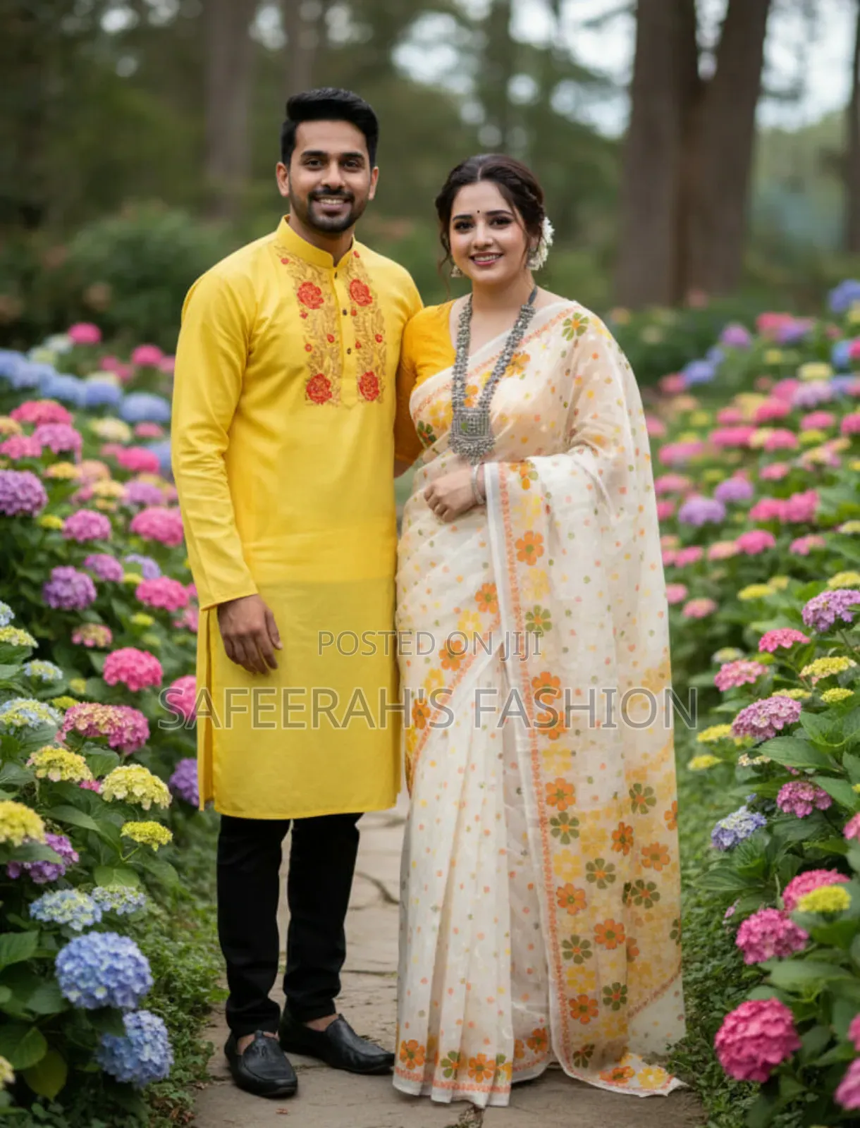 প্রিমিয়াম কোয়ালিটি শাড়ি ও পাঞ্জাবি কাপড় সেট R