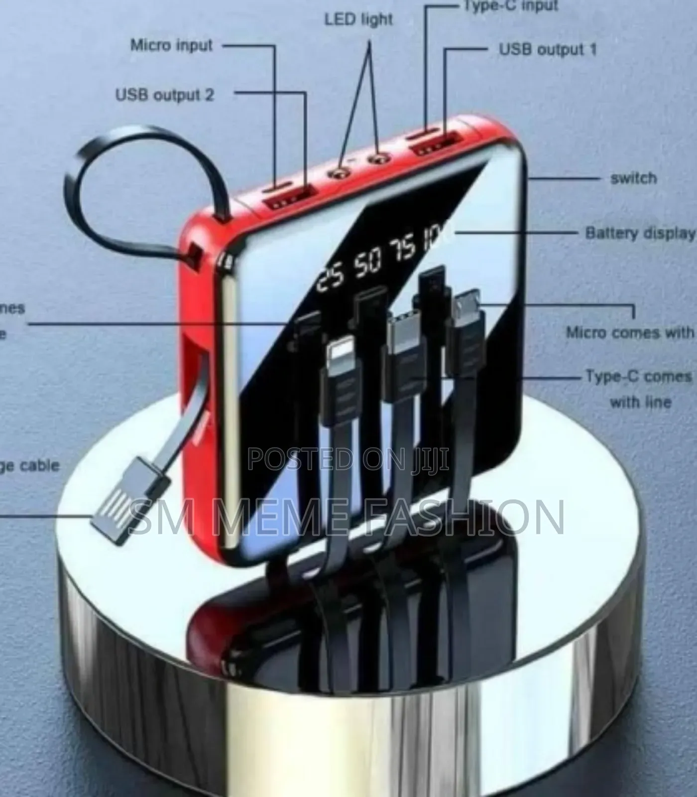 Product Details of Portable Charger Fast Charging 20000mah Mini Power