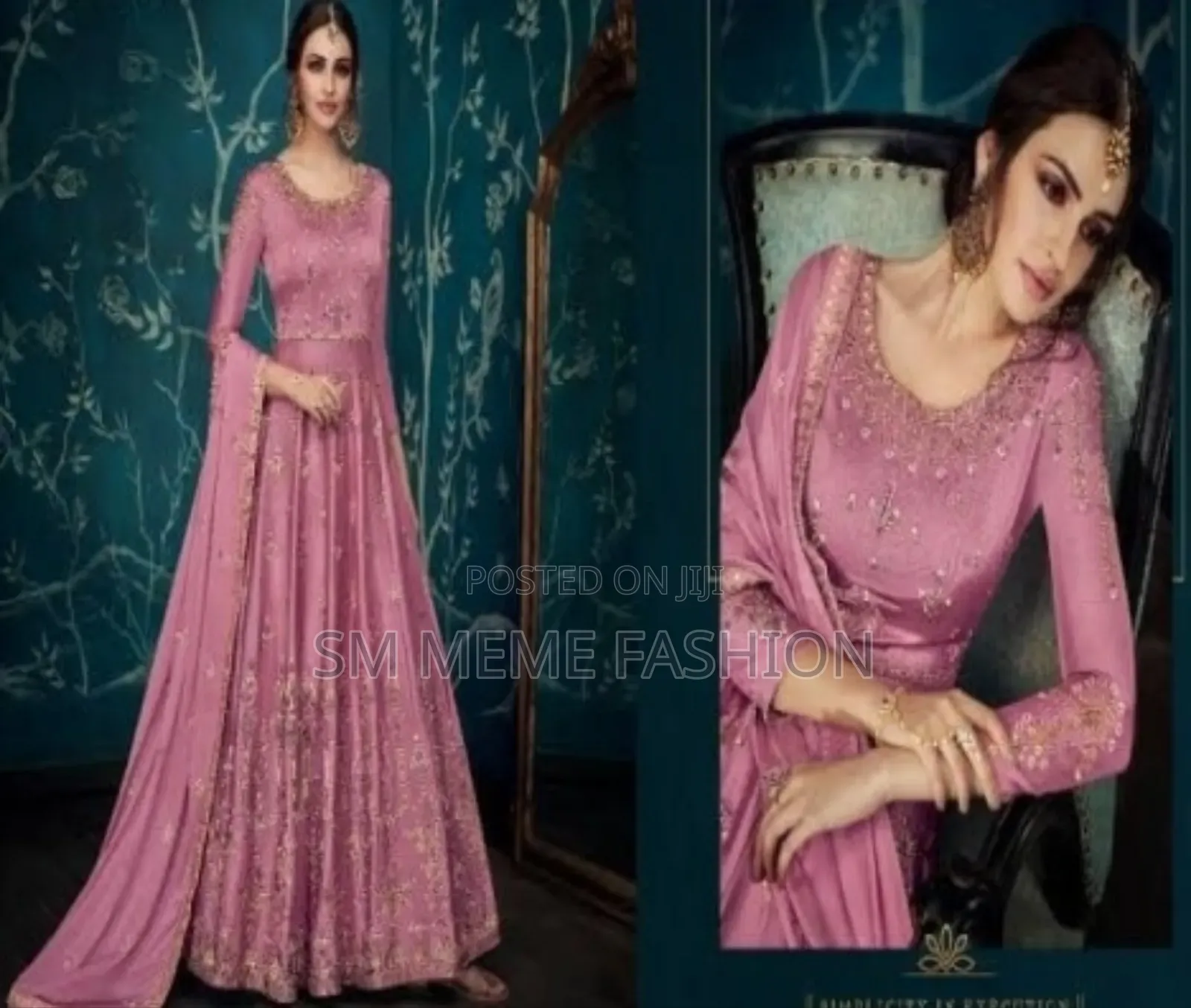 Indian Weightless Georgette Heavy Work