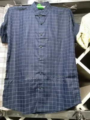 Pure Cotton Full Sleeve Check Print Shirt for Men's