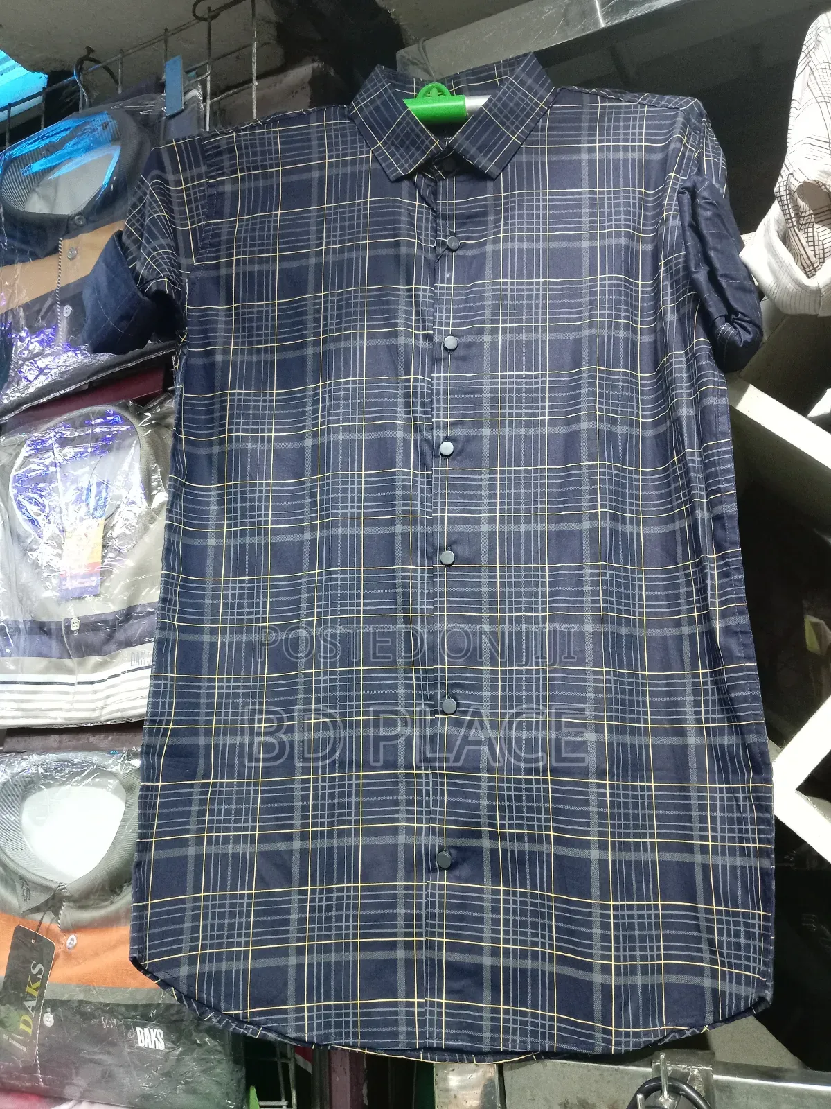 Pure Cotton Full Sleeve Check Print Shirt for Men's